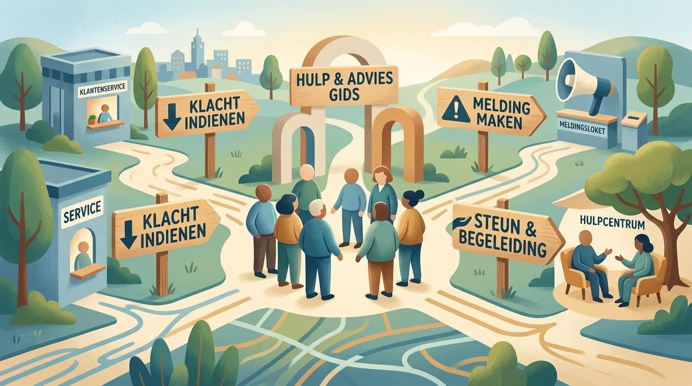 Wegwijzers voor klacht melding en hulp bij gokproblemen
